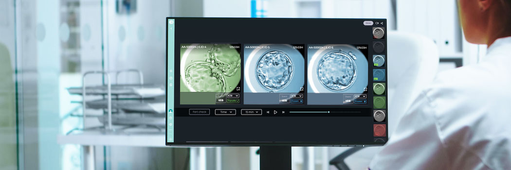 Screen view of ARMS Embryo Watch: Real-Time Embryo Development Monitoring