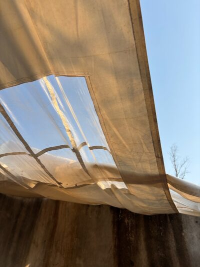 Image of temporary clinic roof, where Dr. Moffitt volunteered at in Malawi | Arizona Reproductive Medicine Specialists(ARMS)