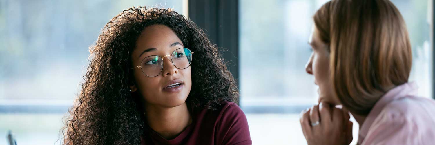 Two women discuss pregnancy plans after a PCOS diagnosis | Arizona Reproductive Medicine | Phoenix, AZ